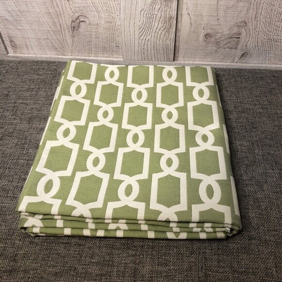 Europatex Home Fabrics Tasmania Print Green White 1 Yard Material - Picture 2 of 4